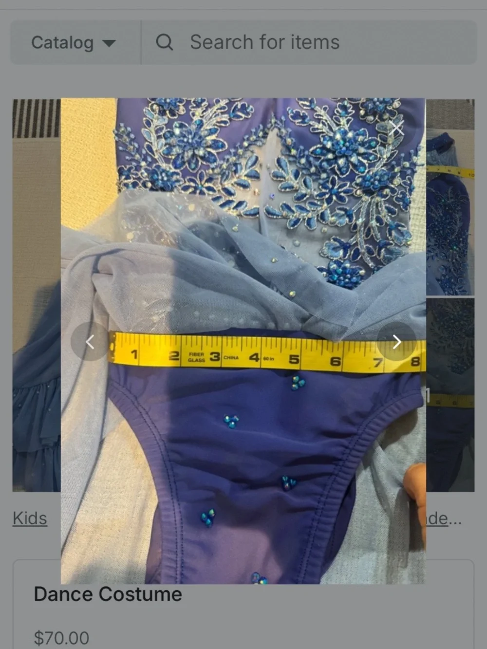 Girls dance costume